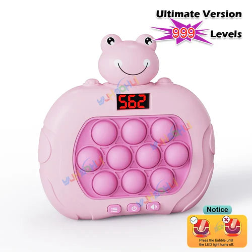 MEACAOFG 999 Level Electronic Pop Push Quick Push Game Console with LED Display
