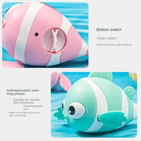 Swimming Clown Fish Bath Toy – Cute Wind-Up Baby Bath Toy - BIG FRENCHIES