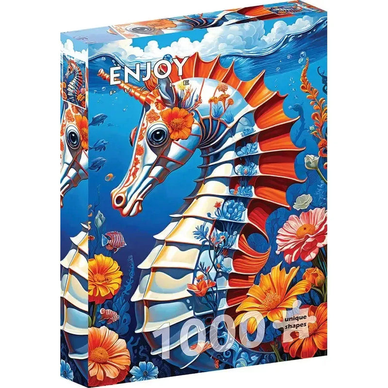 Sea Horse 1000 Piece Jigsaw Puzzle Enjoy - BIG FRENCHIES
