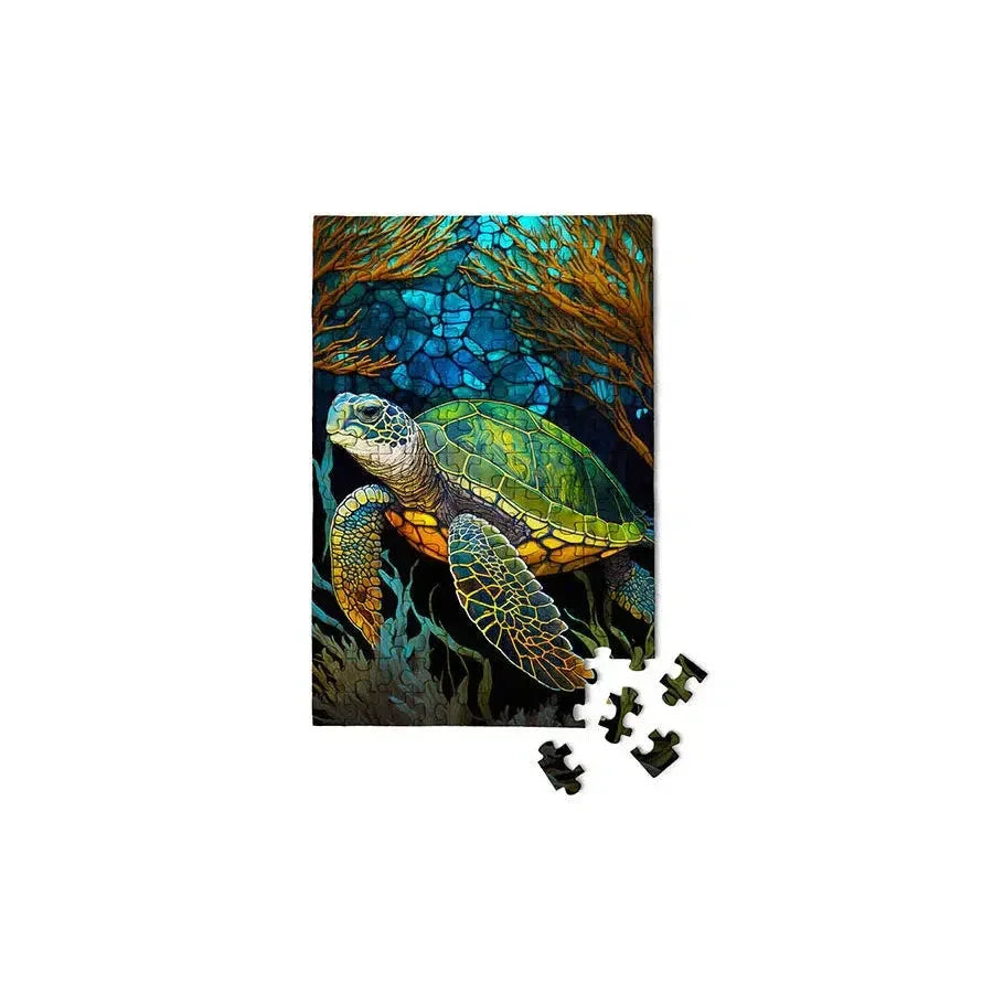 Sea Turtle 150 Piece Mini Jigsaw Puzzle Micro Puzzles - BIG FRENCHIES