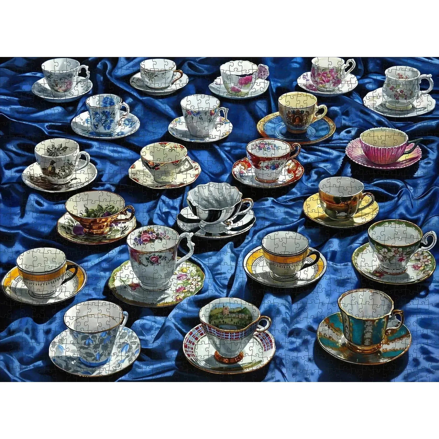 Sea of Tea 1000 Piece Jigsaw Puzzle Pomegranate - BIG FRENCHIES