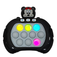 2024 New Quick Push Game Pop Up Fidget Bubble Electronic Pop it Pro Game Light AntiStress Toys For Adult Kids Gift 2024