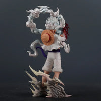 Gear 5 Monkey D. Luffy Anime Figure, One Piece Figure Nika Luffy Action Figurine PVC Statue 25 CM