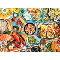 Seafood Table 1000 Piece Jigsaw Puzzle Eurographics