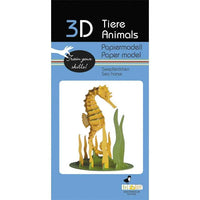 Seahorse 3D Cardboard Model Kit Fridolin - BIG FRENCHIES