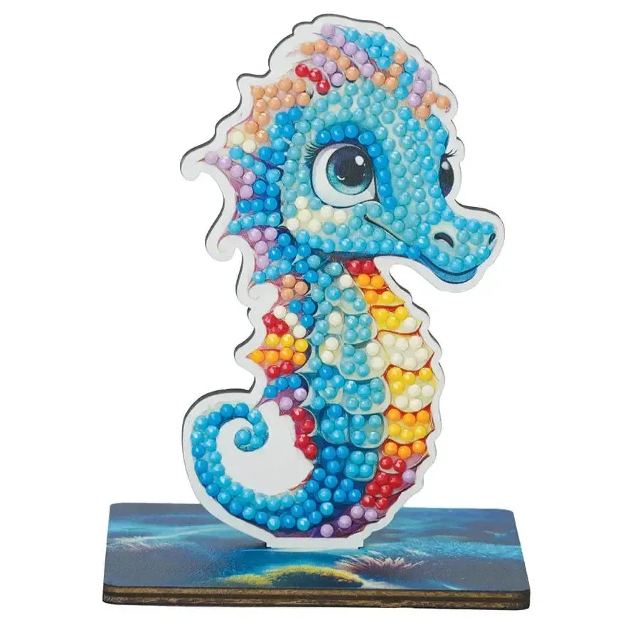Seahorse "Ocean" Crystal Art Buddies Kit Craft Buddy - BIG FRENCHIES