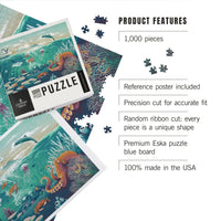 Seascape 1000 Piece Jigsaw Puzzle Lantern Press