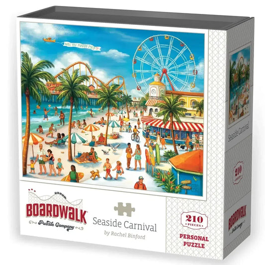 Seaside Carnival 210 Piece Jigsaw Puzzle Boardwalk - BIG FRENCHIES