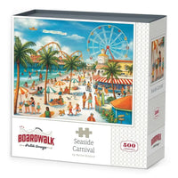 Seaside Carnival 500 Piece Jigsaw Puzzle Boardwalk