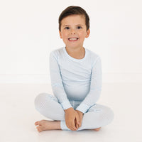 Seaside Stripe Bamboo Toddler Pajama Set - BIG FRENCHIES