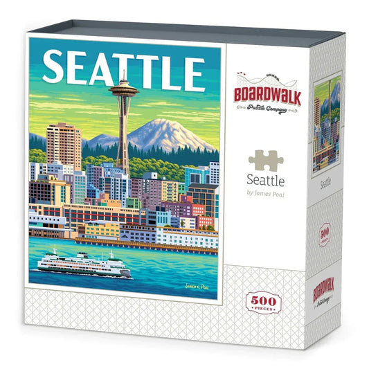 Seattle 500 Piece Jigsaw Puzzle Boardwalk - BIG FRENCHIES
