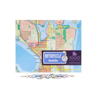 Seattle Metropuzzle 1000 Piece Jigsaw Puzzle Geotoys