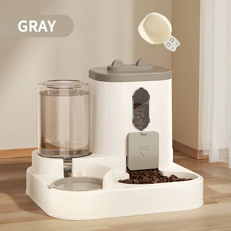 2 in 1 Fully Automatic Pet Food & Water Dispenser - BIG FRENCHIES