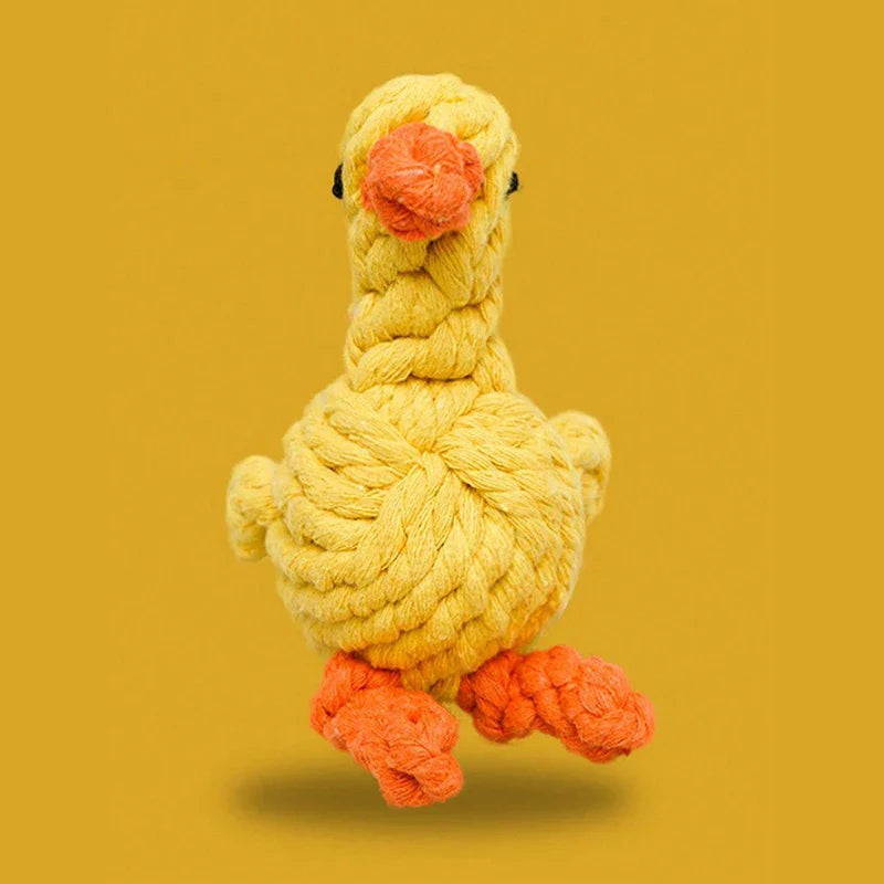 Durable Rope Knot Dog Toy – Hand-Woven Cotton Chew Toy for Small & Medium Dogs - BIG FRENCHIES