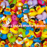 30-Pack Rubber Ducks Bulk Set – Assorted Duckies for Bath & Jeep Ducking - BIG FRENCHIES