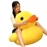 Kawaii Big Yellow Duck Plush – Cute Soft Mini Cartoon Stuffed Toy - BIG FRENCHIES