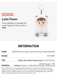 Hacipupu Gummy Bear Series - Vinyl Plush Pendant - BIG FRENCHIES
