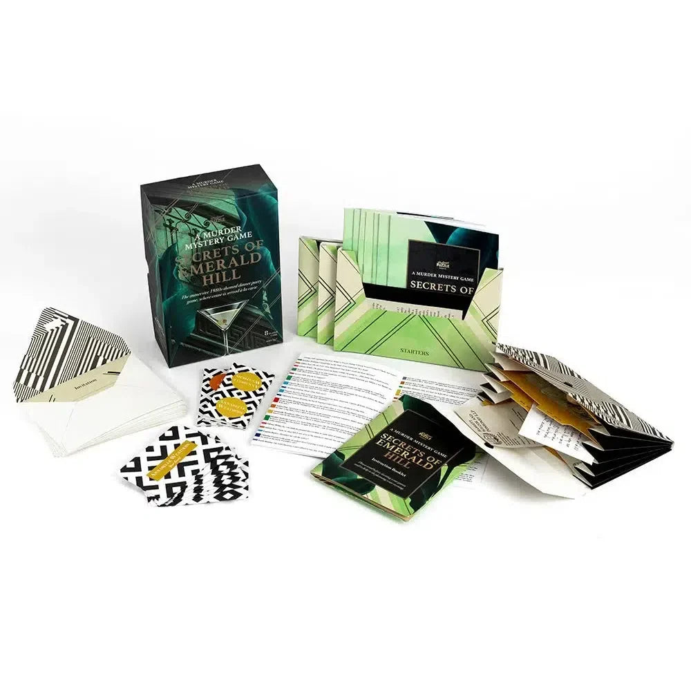 Secrets of Emerald Hill Murder Mystery Game Professor Puzzle