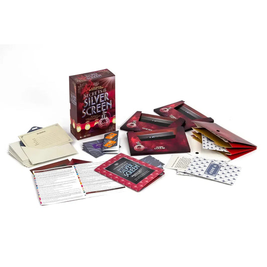 Secrets of the Silver Screen Murder Mystery Game Professor Puzzle