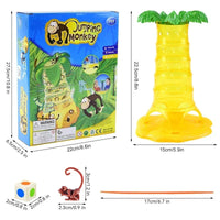Multiplayer Tabletop Climbing Monkeys Game – Fun Interactive Parent-Child Board Game, Educational Rolling Monkey Toy for Kids