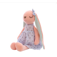 35cm Cute Bunny Plush Toy – Soothing Sleeping Rabbit Doll for Kids