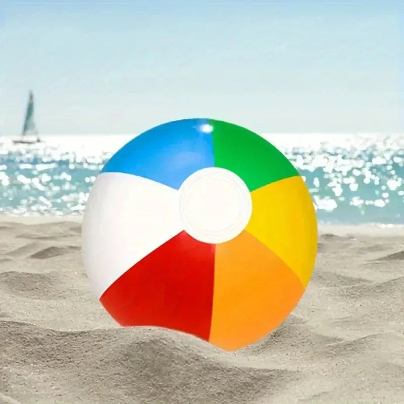 10Pcs Inflatable Beach Balls – Colorful Pool Party Water Game Toys - BIG FRENCHIES