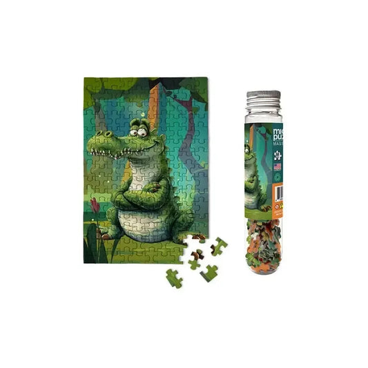 See You Later Alligator 150 Piece Mini Jigsaw Puzzle Micro Puzzles - BIG FRENCHIES