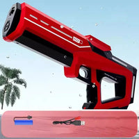 Electric Automatic Water Gun – Rechargeable High-Pressure Water Blaster for Kids & Adults, Portable Outdoor Beach Toy