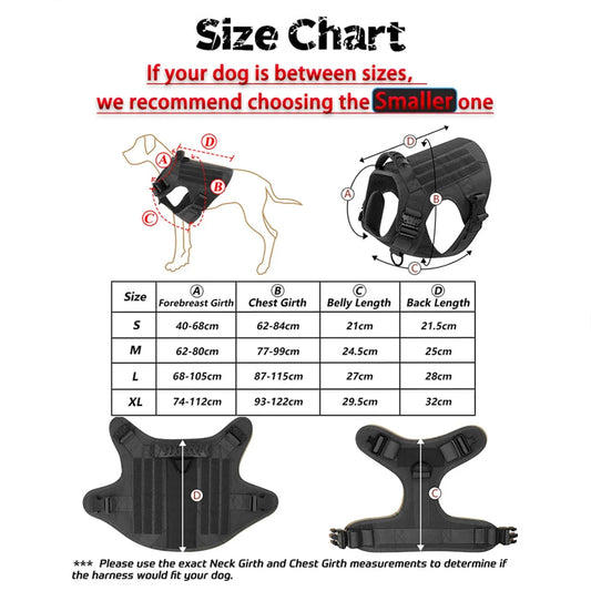 Ultimate Explorer Tactical Dog Harness & Leash Set