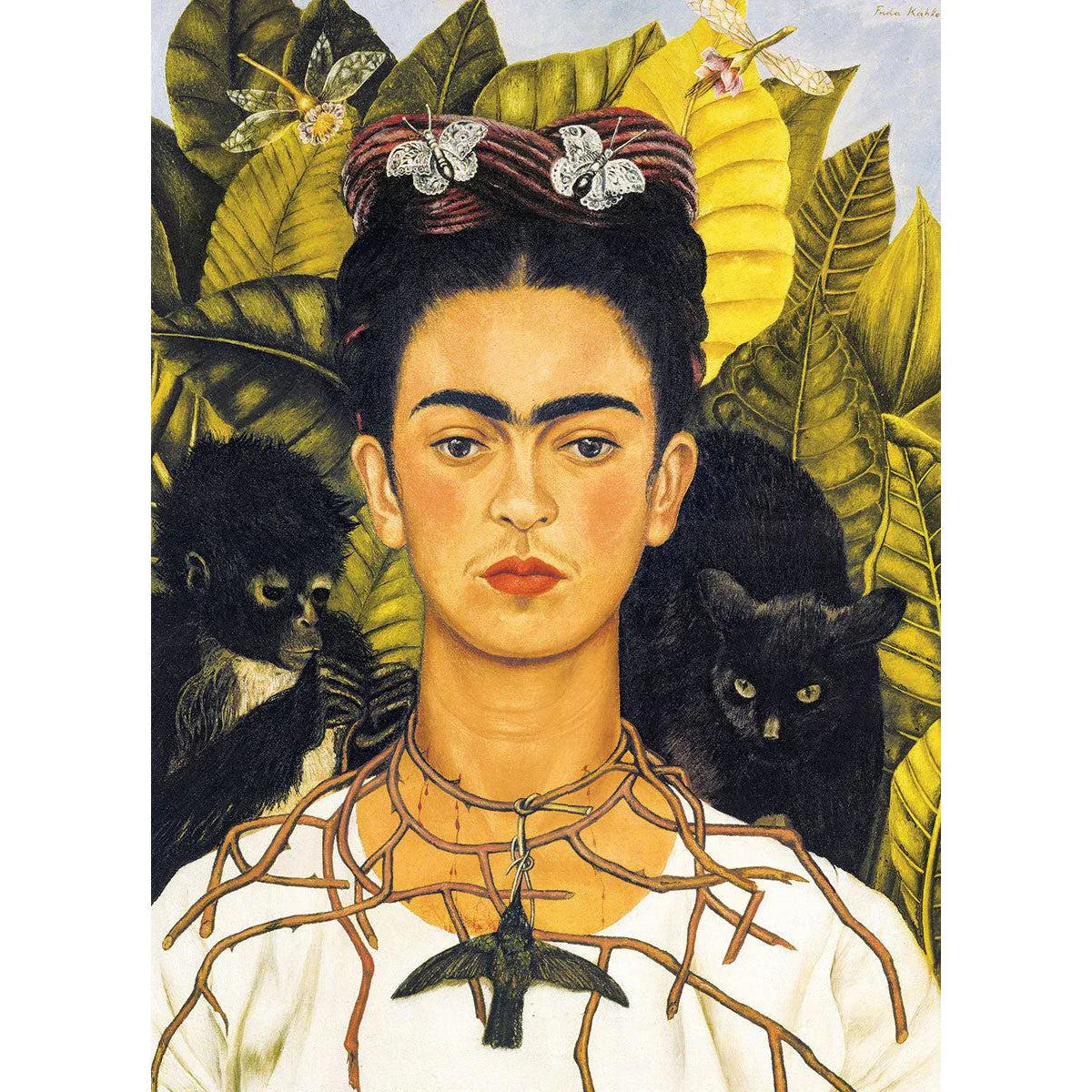 Self-Portrait with Thorn Necklace & Hummingbird 1000 Piece Jigsaw Puzzle Eurographics - BIG FRENCHIES