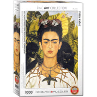 Self-Portrait with Thorn Necklace & Hummingbird 1000 Piece Jigsaw Puzzle Eurographics - BIG FRENCHIES