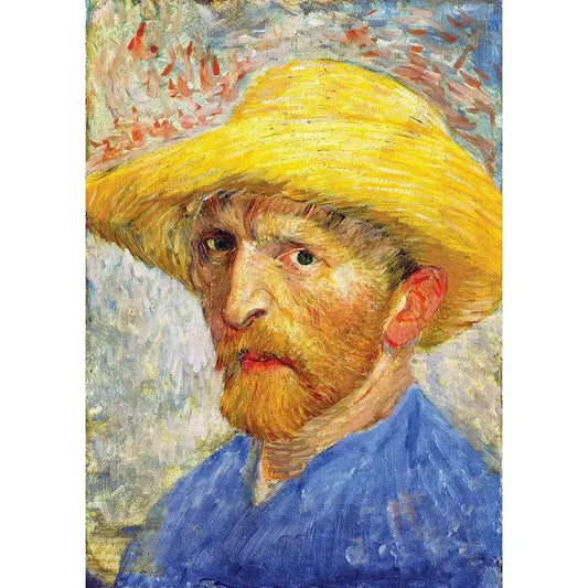 Self-portrait with a Straw Hat by Van Gogh 1000 Piece Jigsaw Puzzle Enjoy - BIG FRENCHIES