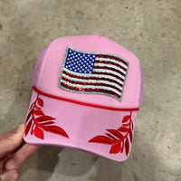 Sequin Flag Trucker - BIG FRENCHIES