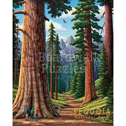 Sequoia National Park 500 Piece Jigsaw Puzzle Boardwalk - BIG FRENCHIES
