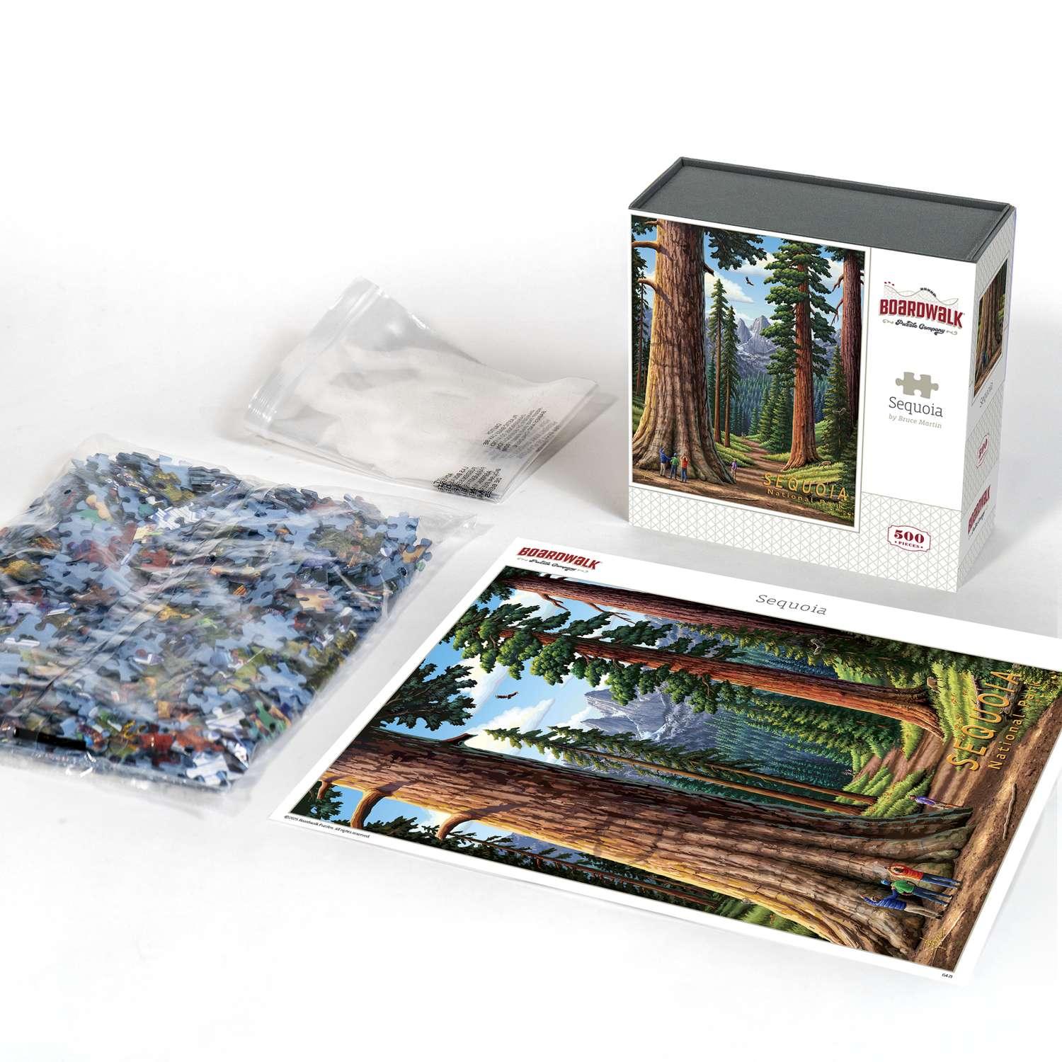 Sequoia National Park 500 Piece Jigsaw Puzzle Boardwalk - BIG FRENCHIES
