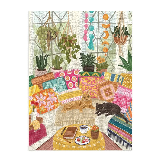 Serenity Meow 1000 Piece Jigsaw Puzzle Galison - BIG FRENCHIES