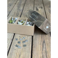 Set of 3 Woodcut 300 Piece Jigsaw Puzzle PA Press