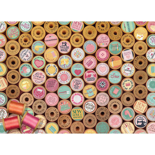Sew Happy 500 Piece Jigsaw Puzzle Cobble Hill