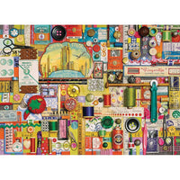 Sewing Notions 1000 Piece Jigsaw Puzzle Cobble Hill