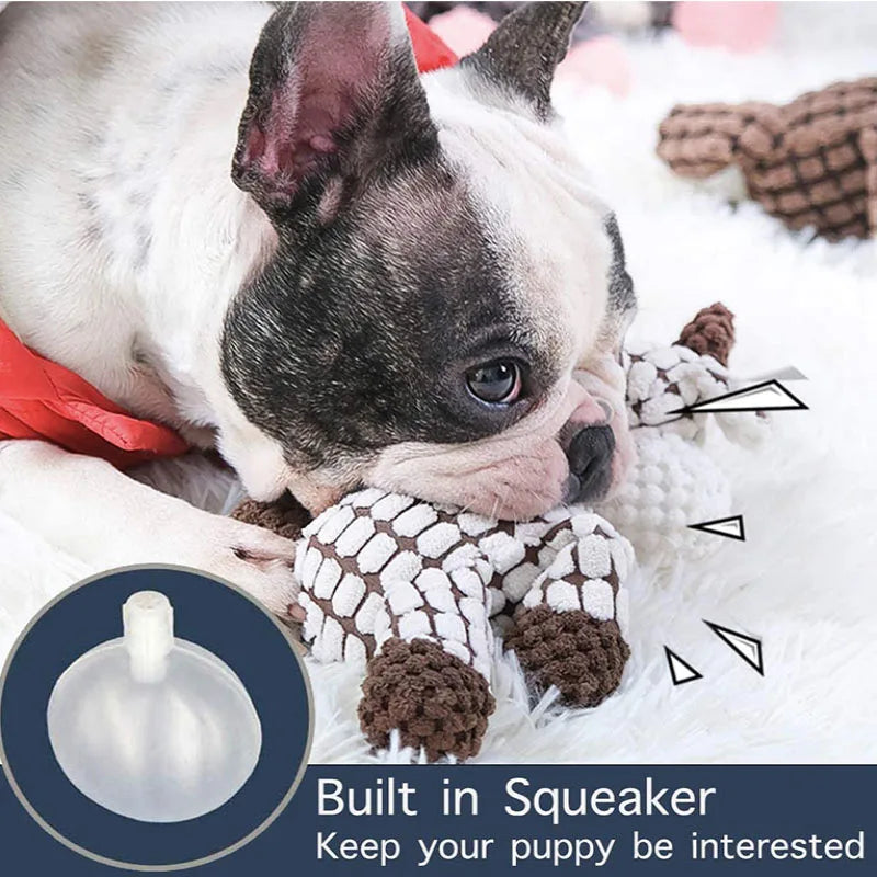 Squeaky Dog Toy – Durable Chew & Molar Toy for Small & Large Dogs - BIG FRENCHIES