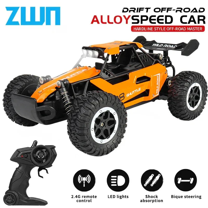 ZWN 1:16/1:20 RC Car 2WD Off-Road Remote Control Car with LED Light - BIG FRENCHIES