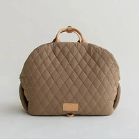 The Verona Luxe Carrier - Quilted Designer Pet Tote