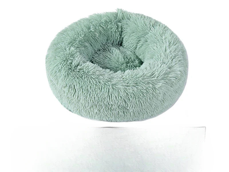 Round pet bed for anxious pets - Plush and calming - BIG FRENCHIES