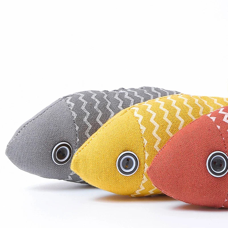 Catnip Fish Toy – Interactive Plush Simulation Fish for Cats & Kittens - BIG FRENCHIES