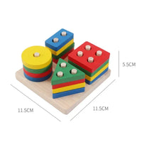 Montessori Wooden Educational Puzzle Toy for Kids Age 3+ - BIG FRENCHIES