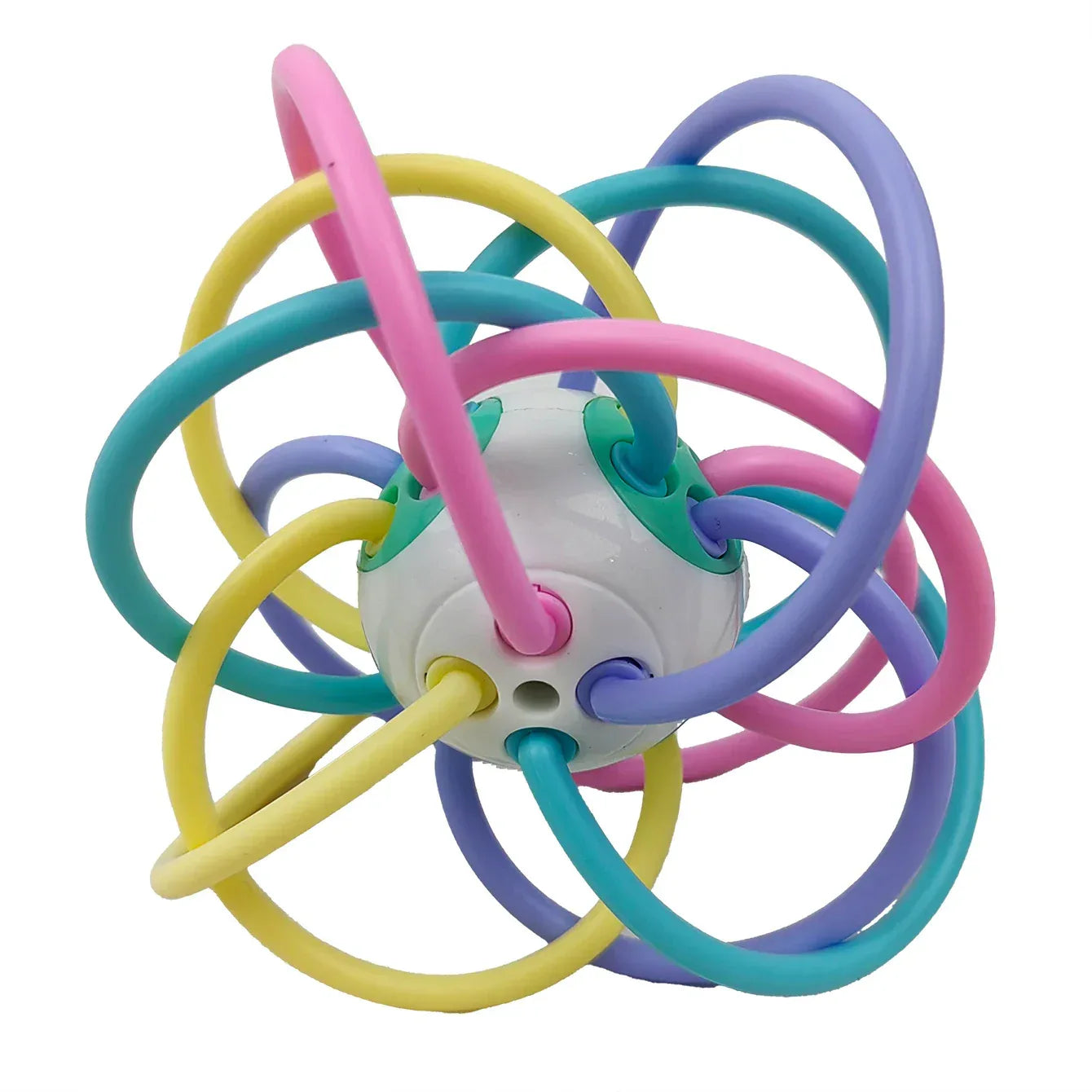 Manhattan Square Golfer Teether Ball – Educational Baby Toy - BIG FRENCHIES