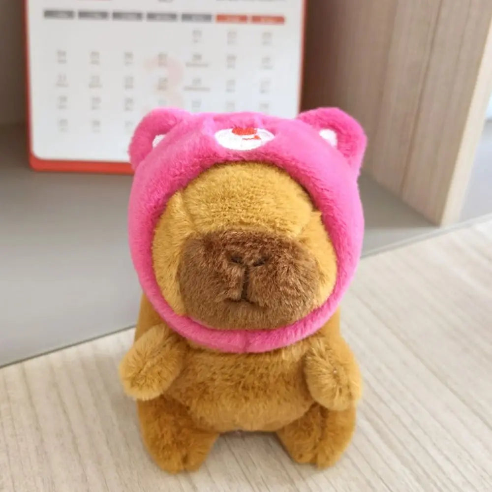 Cute Capybara Plush Toy – Hoodie with Wings Stuffed Animal Doll