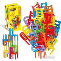 Stacking Chair Game – Educational Balance & Building Toy Set - BIG FRENCHIES