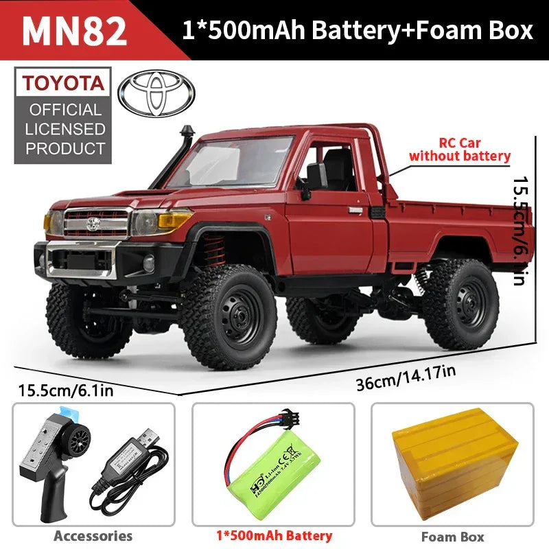 ZWN MN82 MN82S 1/12 RC Pickup Truck 4WD Off-Road Climbing Toy - BIG FRENCHIES