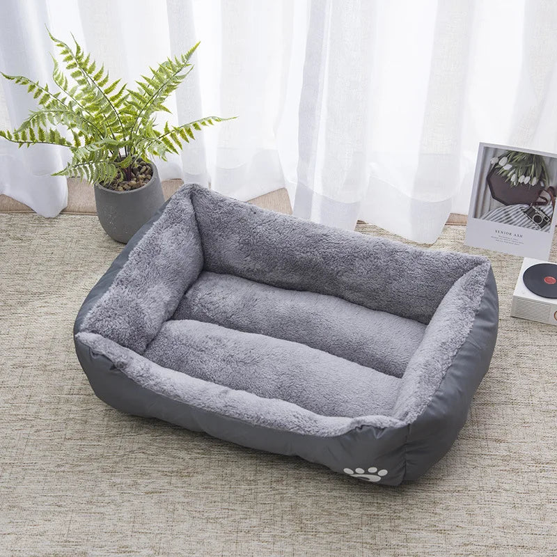 Color Square Winter Warm Pet Bed – Dog & Cat House - BIG FRENCHIES